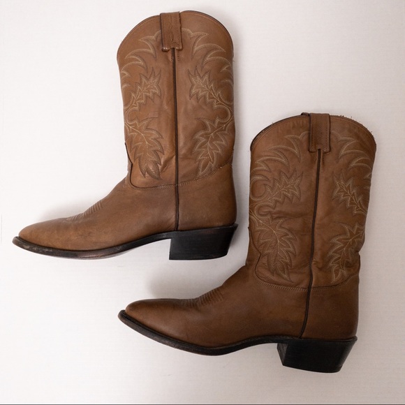 TONY LAMA Men’s Stallion 7901 Cowboy Boots Brown Size 11.5 - Picture 4 of 15